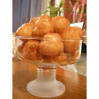 ready mix for loukoumades ( honey & cinnamon puffs )